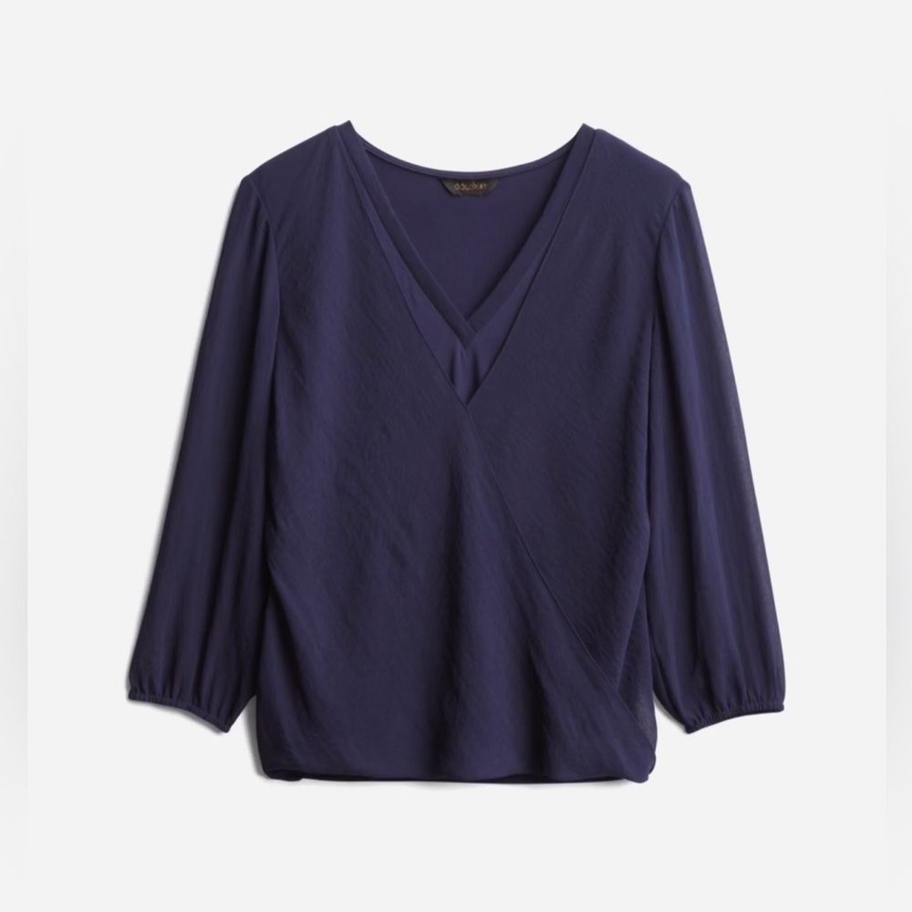 Goldray Karien Material Surplice Blouse